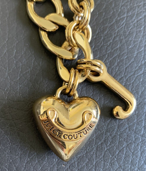 Juicy Couture Puffy Heart Charm Bracelet - Picture 5 of 5